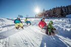 Toboggan fun for the whole family The highlight during a winter holiday with children